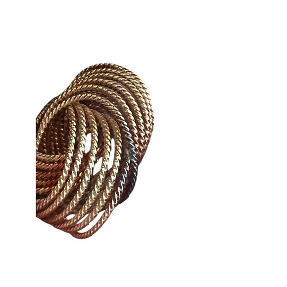 Vintage Winard 12K Gold-Filled Twisted Rope Knot Brooch Pin Vintage Granny Core - Picture 5 of 10